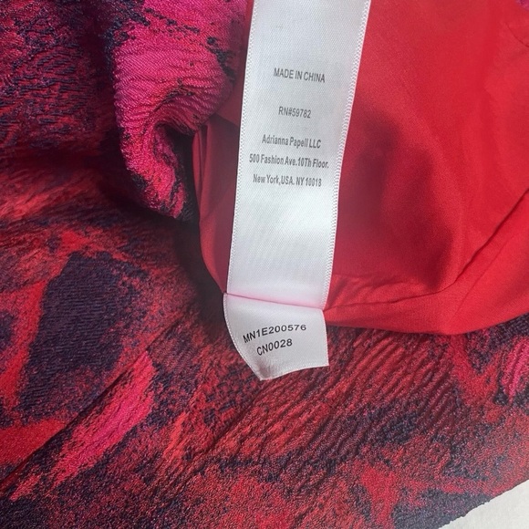 Aidan Mattox Dress Size 8 Spaghetti Strap Jacquard Mini Cocktail Dress - Picture 16 of 16